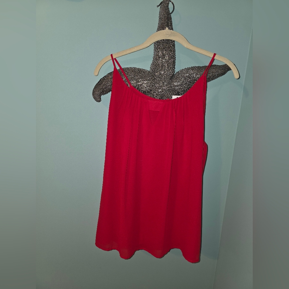 Classic Red Spaghetti-Strap Camisole